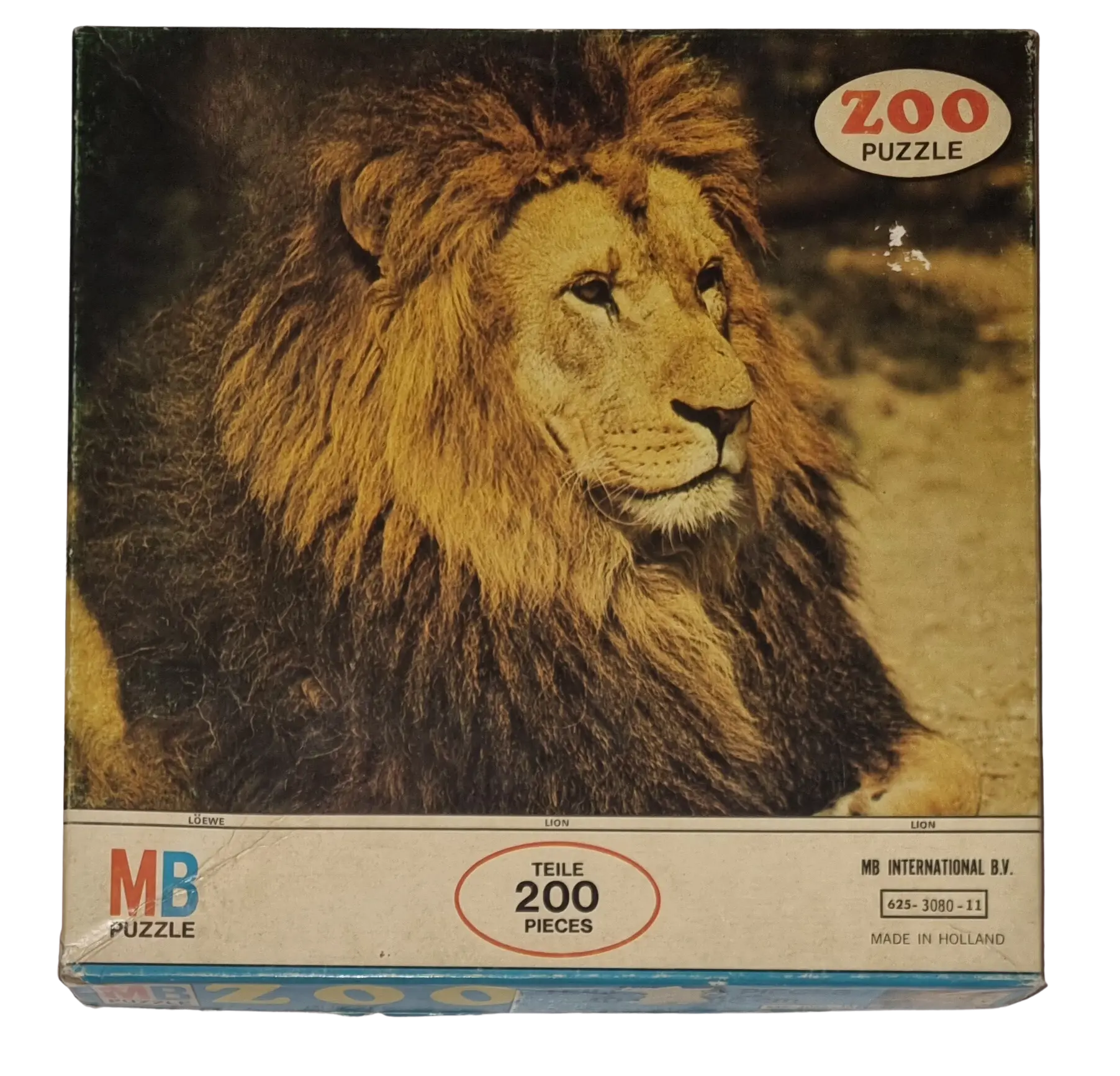MB Zoo Puzzle 200 Teile 625308011 Löwe Lion