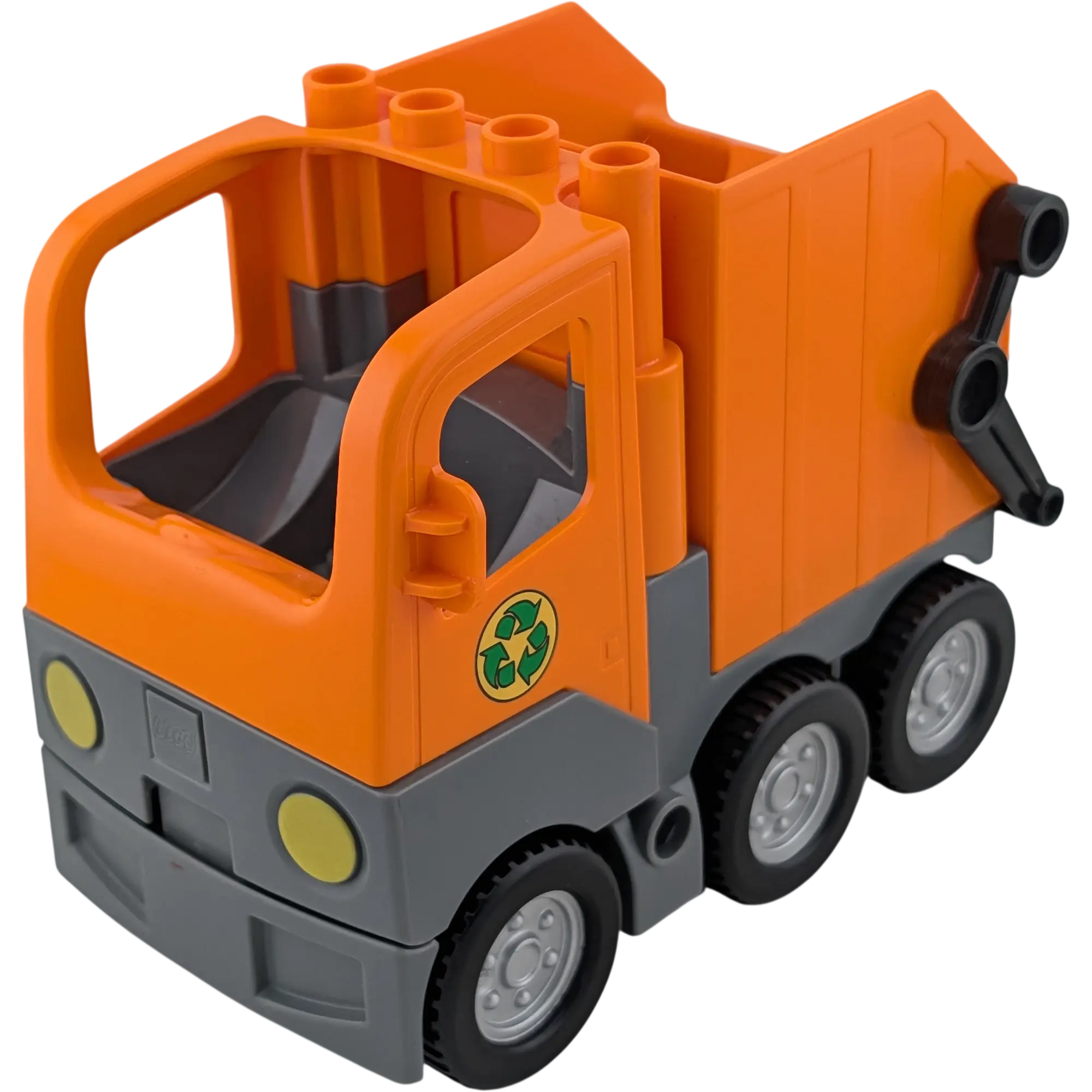 Lego Duplo Müllauto Orange Grau mit Container