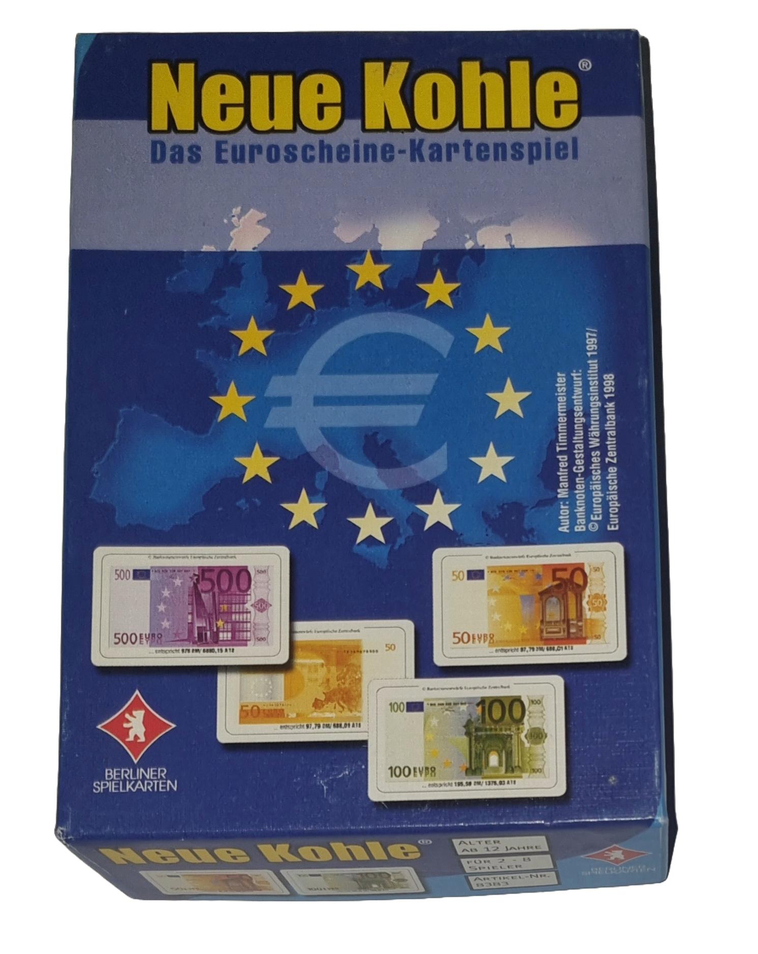 Berliner Spielkarten Neue Kohle Das Euroschein-Kartenspiel