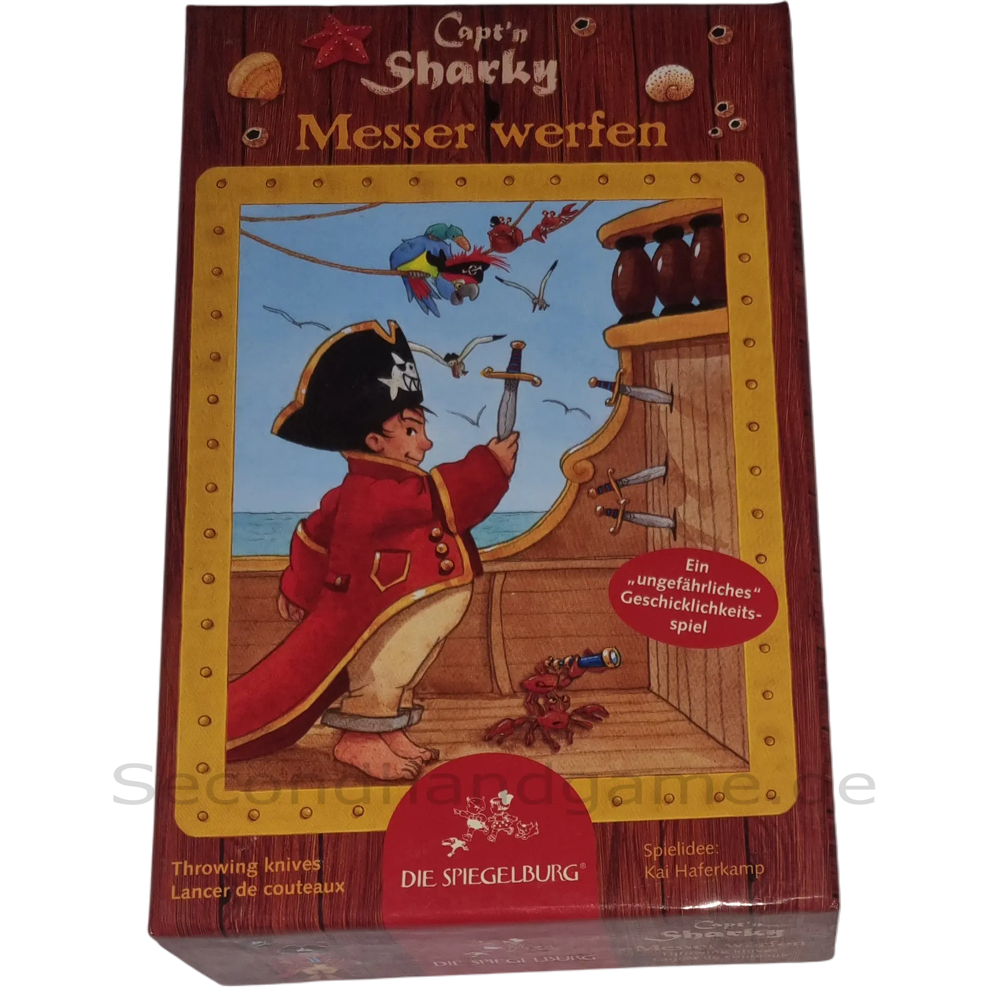 Die Spiegelburg Capt'n Sharky Messer werfen
