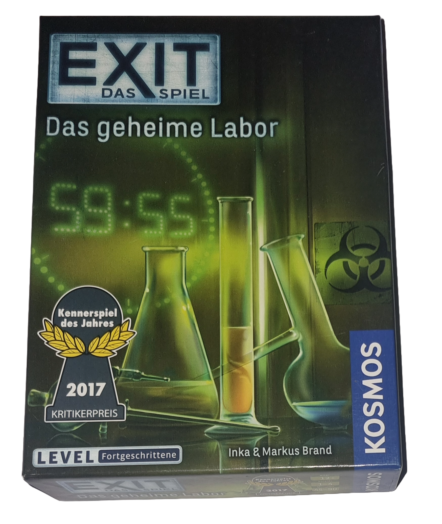 Kosmos Exit Das Spiel Das geheime Labor Level Fotgeschrittene