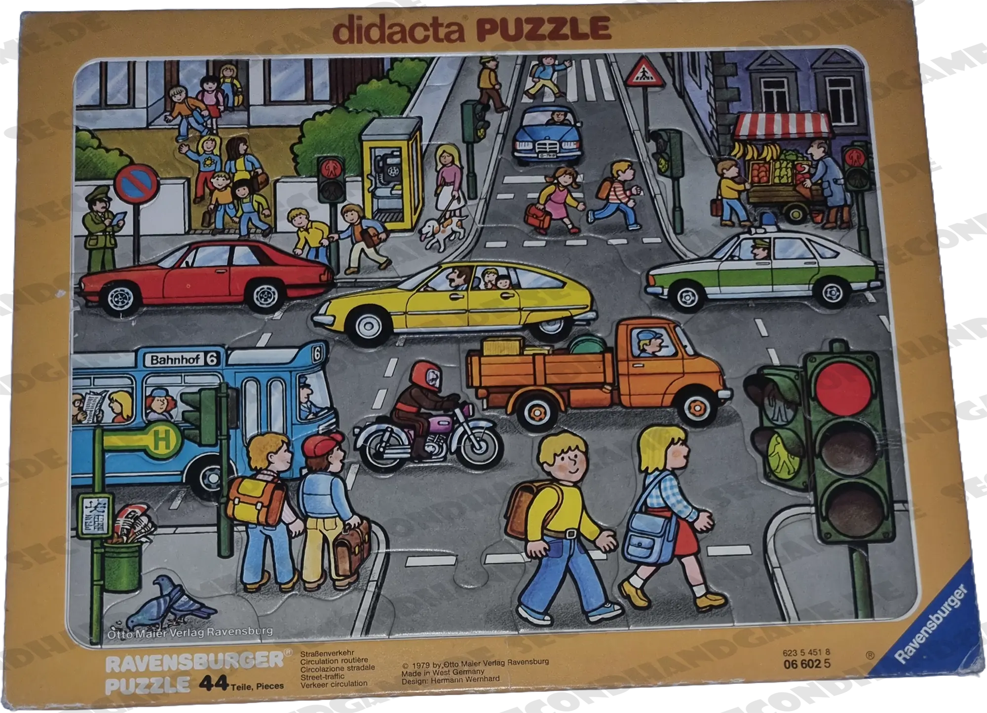 Ravensburger Rahmenpuzzle Didacta Straßenverkehr 44 Teile 066025