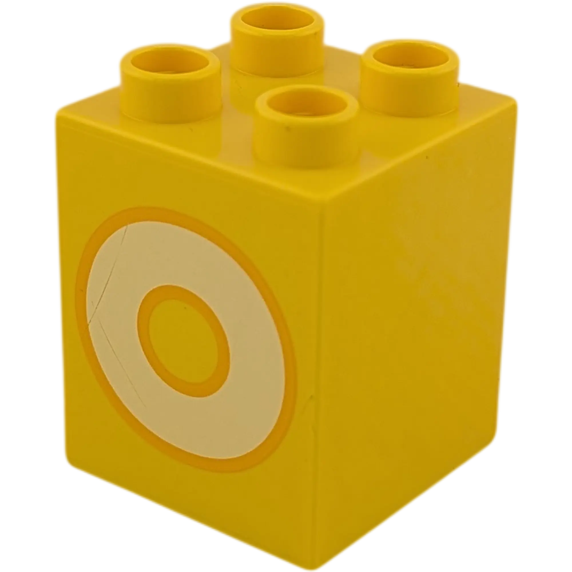 Lego Duplo 2x2x2 Stein Gelb Buchstabe O Gelb