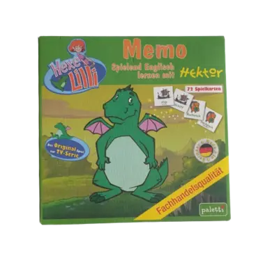 Paletti Memo Hexe Lilli Englisch lernen!