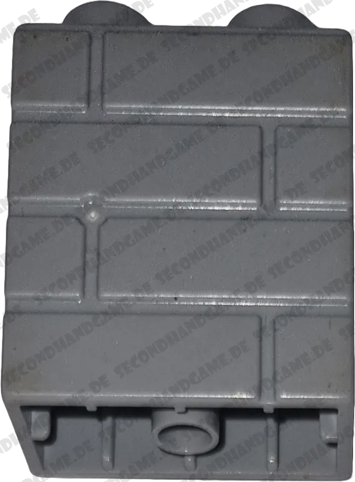Lego Duplo 4066 Stein 1x2x2 Grau Mauer Rückseite Regal Wendestein