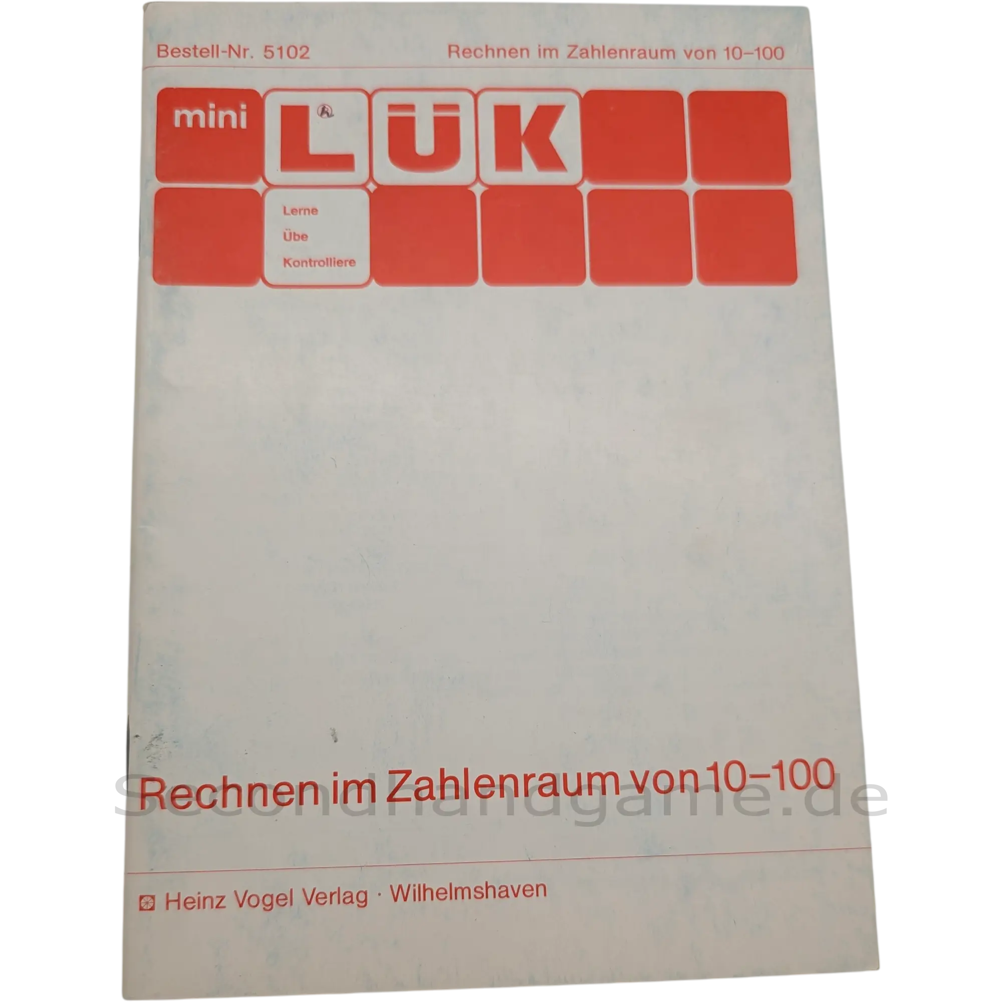 Heinz Vogel Verlag mini LÜK Heft Rechnen im Zahlenraum von 10–100 5102, ab 7 Jahren Heinz Vogel Verlag mini LÜK Heft Rechnen im Zahlenraum von 10–100 5102, ab 7 Jahren