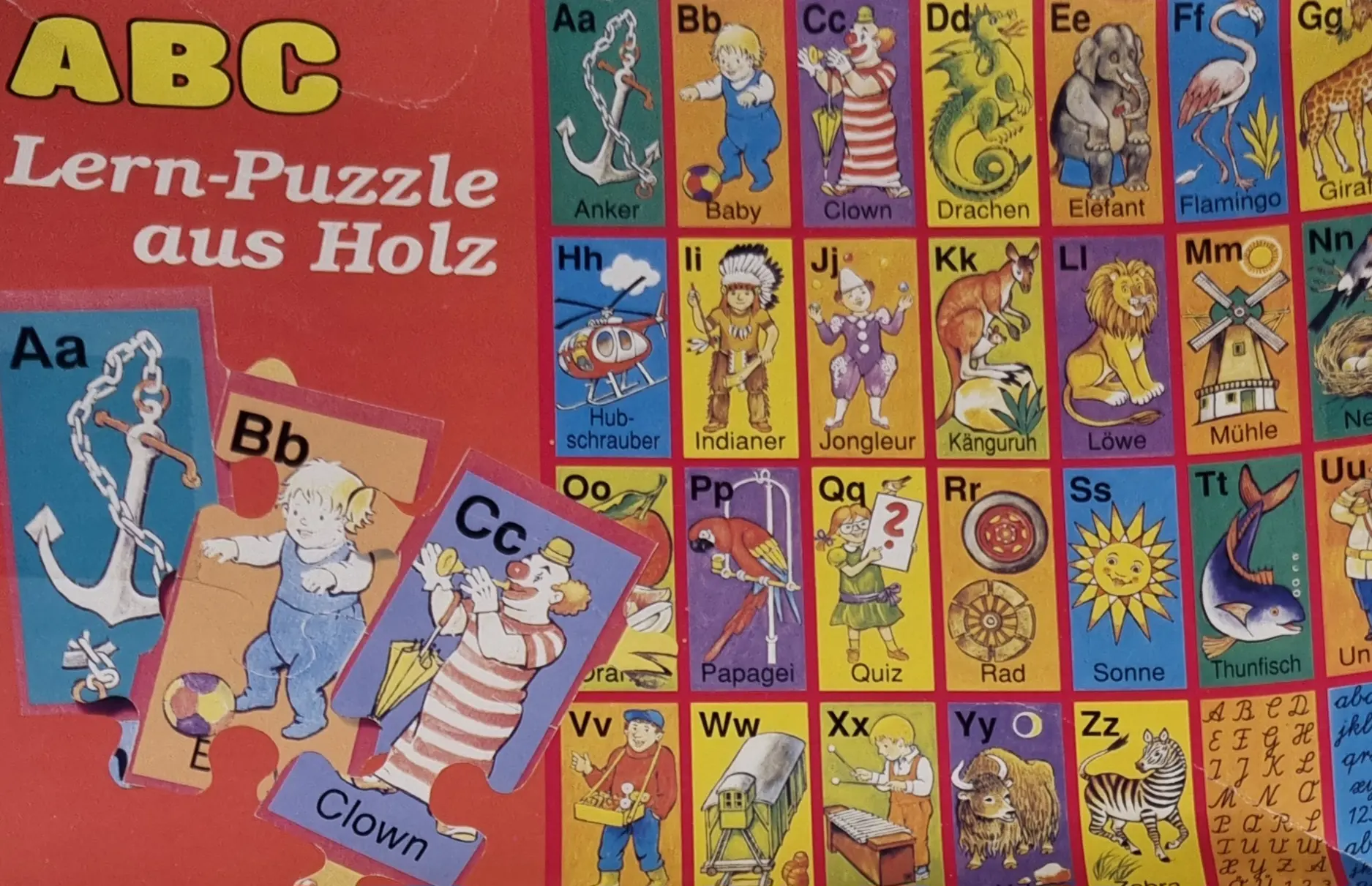 Kärnan ABC Lern-Puzzle aus Holz 56 Teile 565507