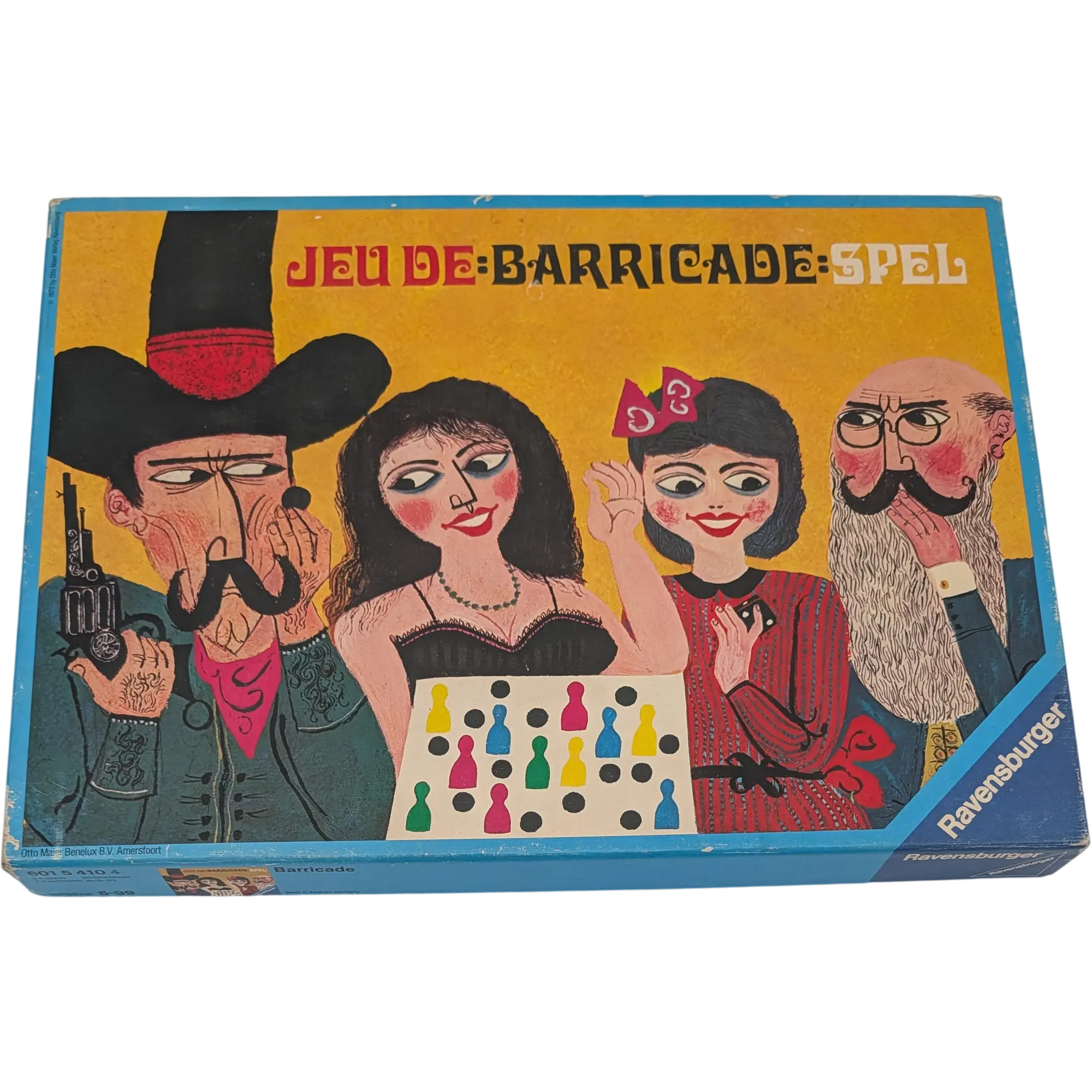 Ravensburger Das Malefiz Spiel Jeu de Barricade Spel Runder Spielplan