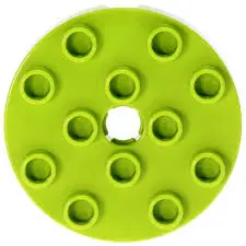 Lego Duplo 98222 Platte Rund mit Loch Kreis 4x4 Lime