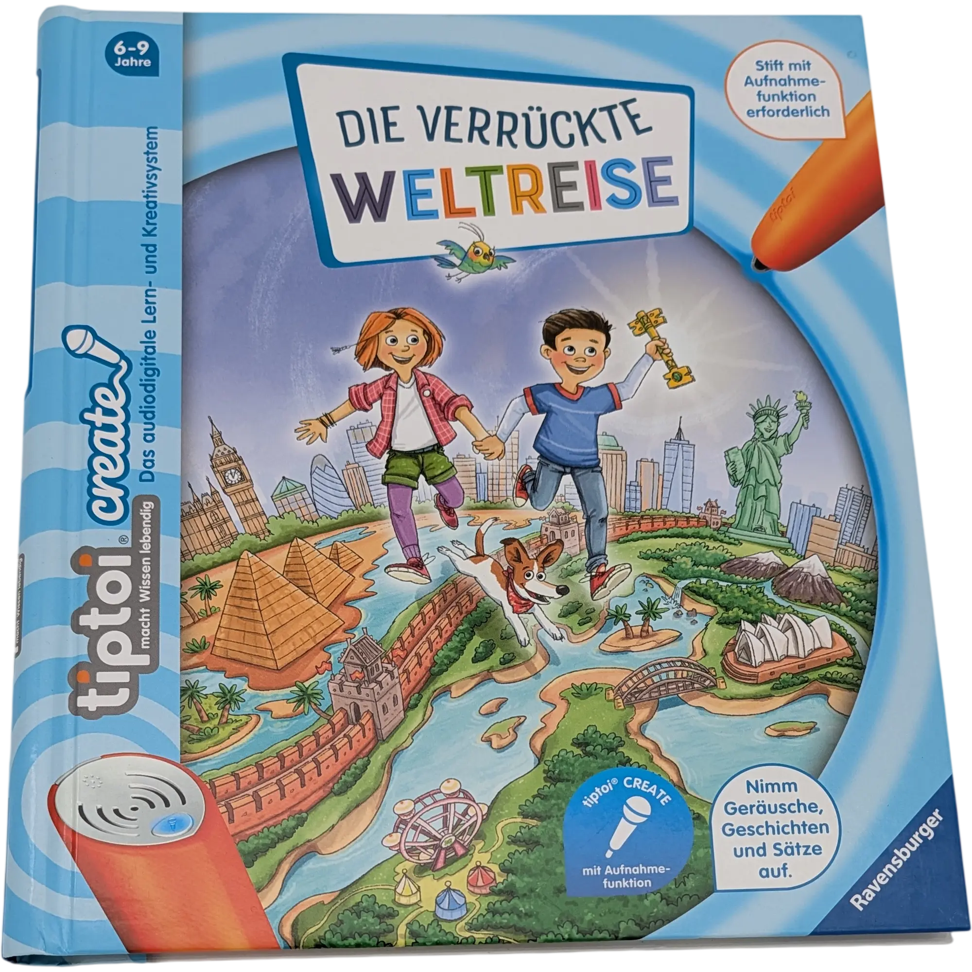 Ravensburger Tiptoi create Buch Die verrückteste Weltreise