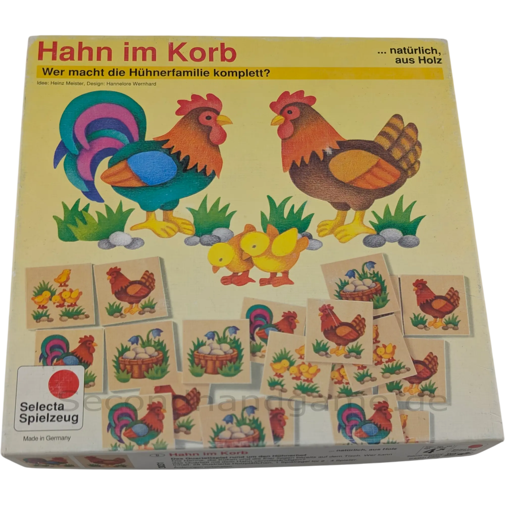 Selecta Legespiel Hahn im Korb 3031, ab 4 Jahren