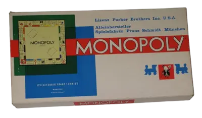 Monopoly dm lange Version besondere Holzhäuser