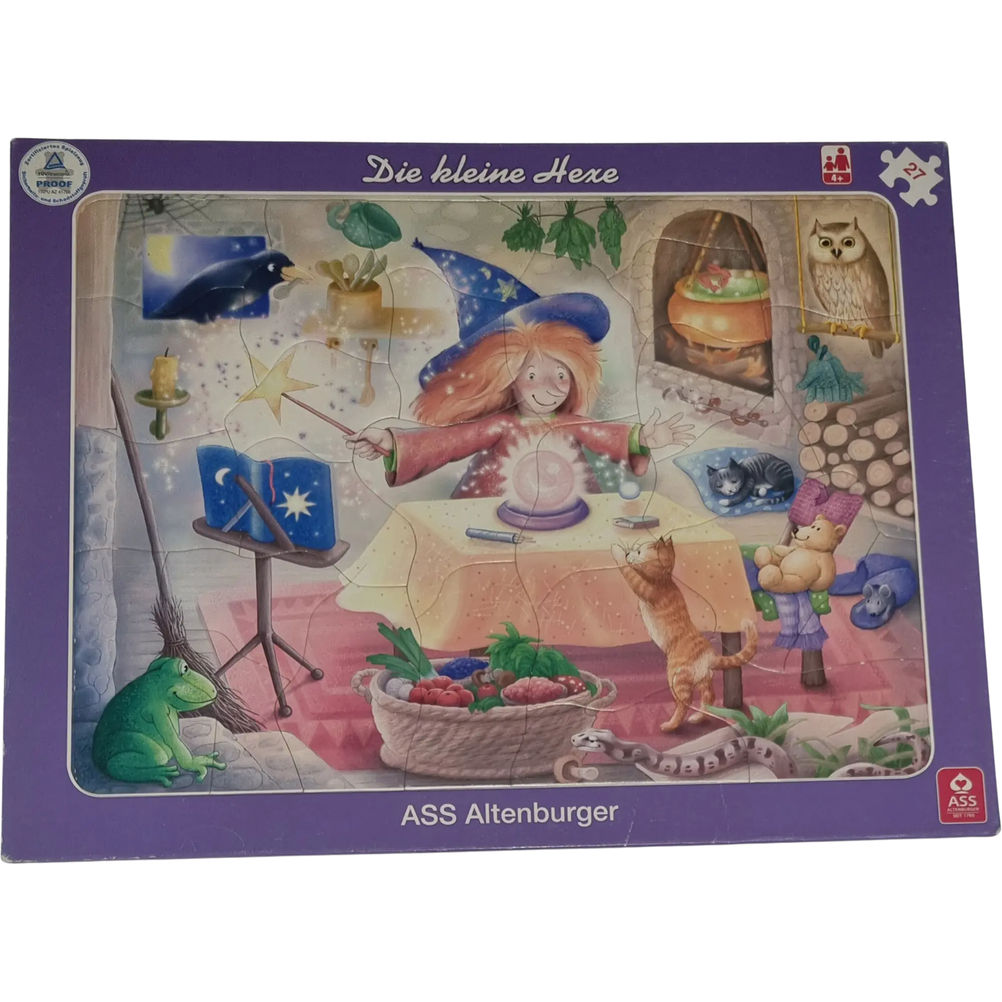 ASS Rahmenpuzzle Die kleine Hexe 27 Teile