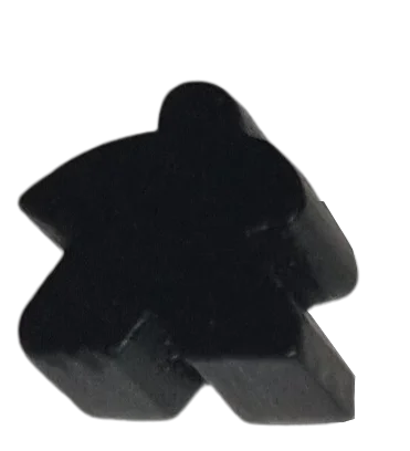Carcassonne Ersatzfigur oder weitere Farbe Schwarz
