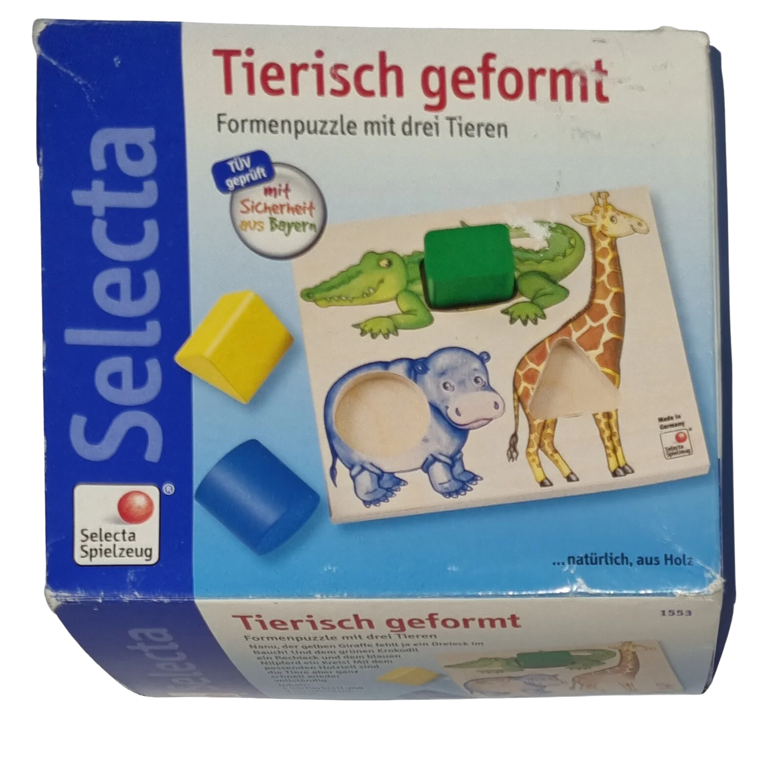 Selecta Holzpuzzle 1553 Tiere