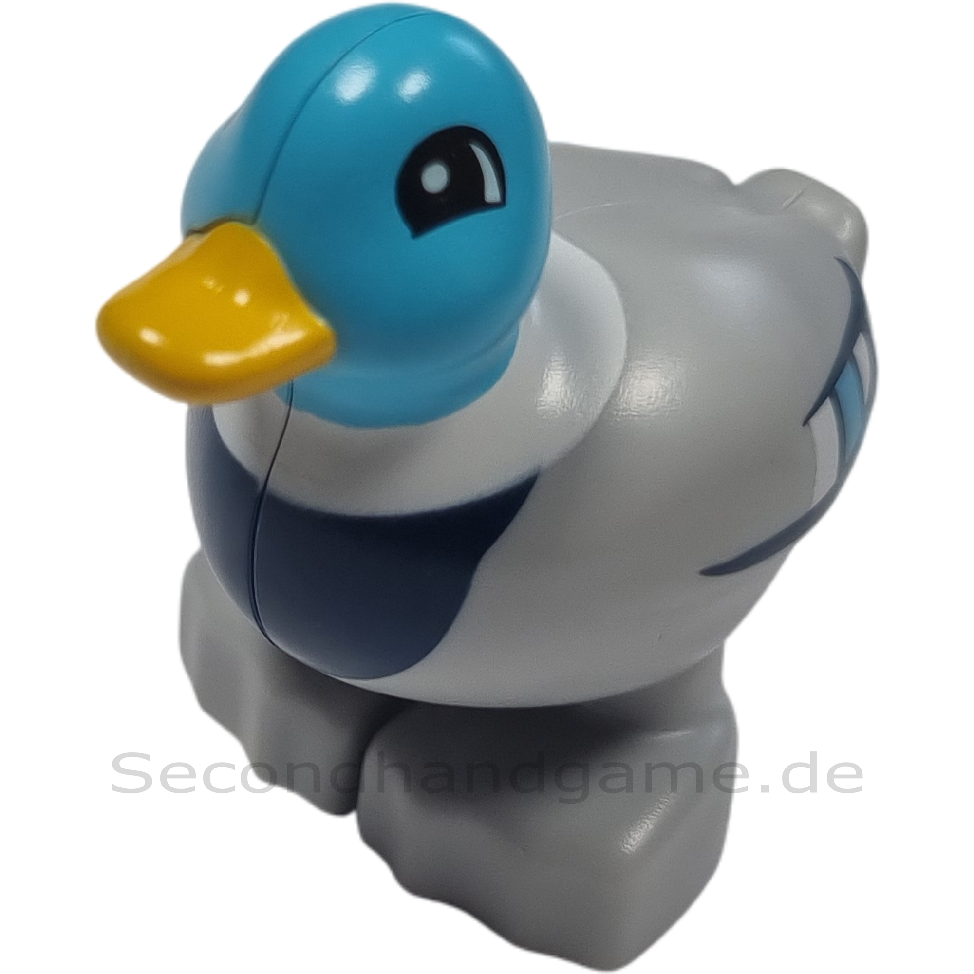 Lego Duplo 10X1 Ente Grau Blau Weiß