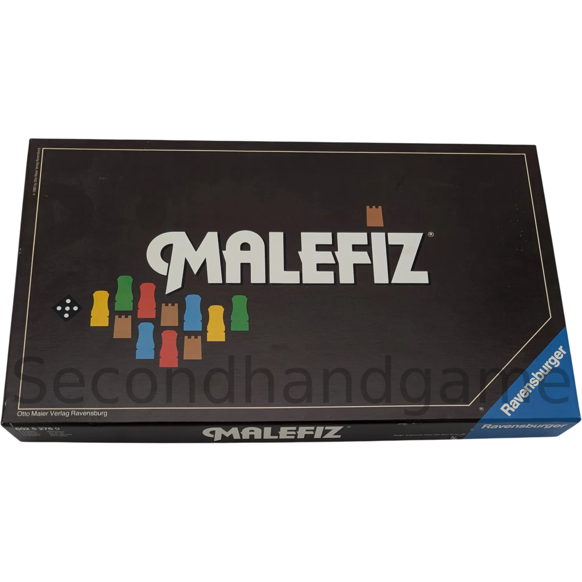 Ravensburger Malefiz Spiel Braune Ausgabe von 1982