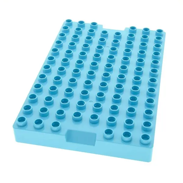 Lego Duplo 93607 Platte 8x12 Platte Dick Azur