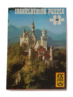 FX Schmid Interlocking Puzzle 500 Teile Neuschwanstein