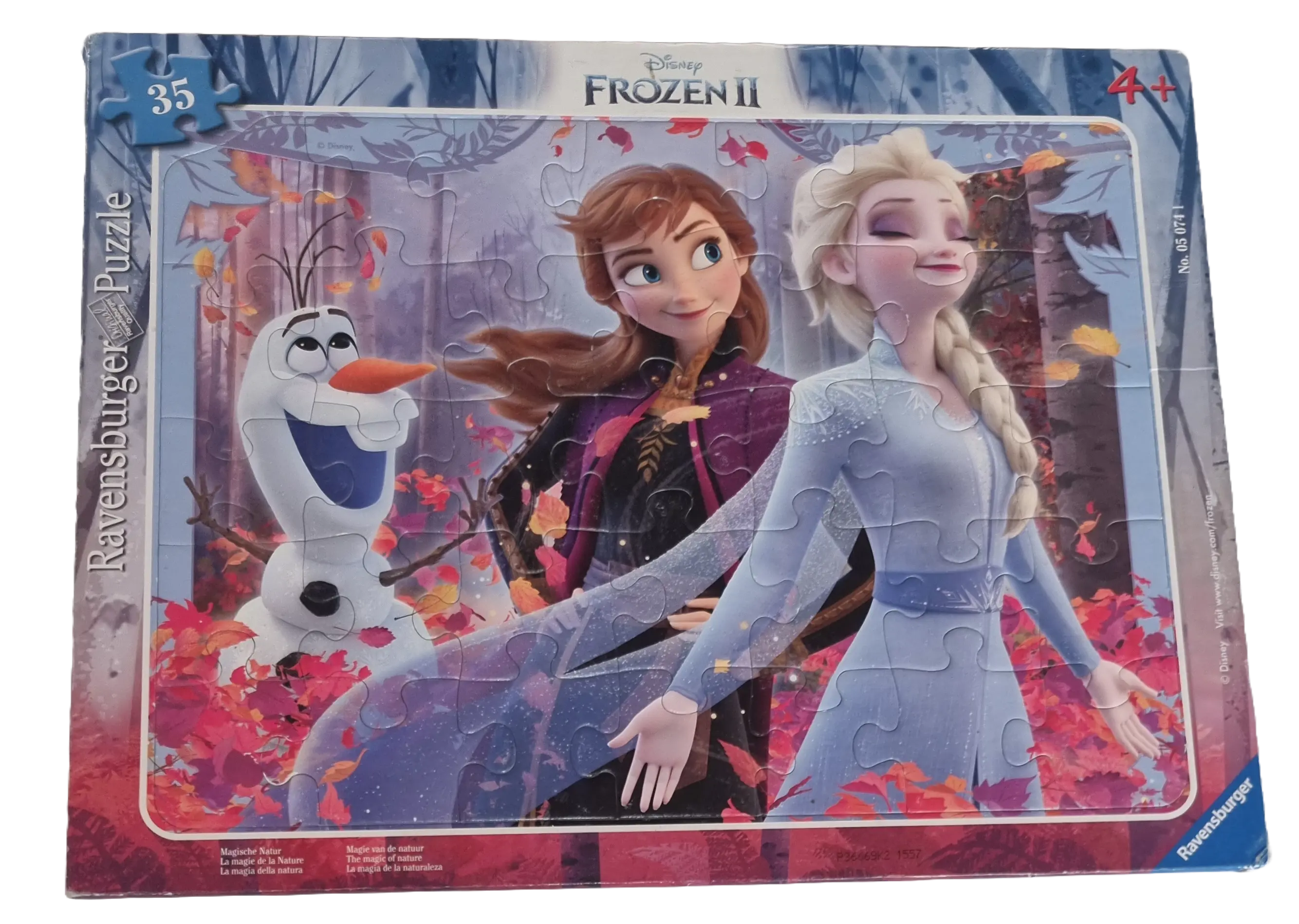 Ravensburger Disney Frozen 2 Rahmenpuzzle 35 Teile 050741 Magische Natur