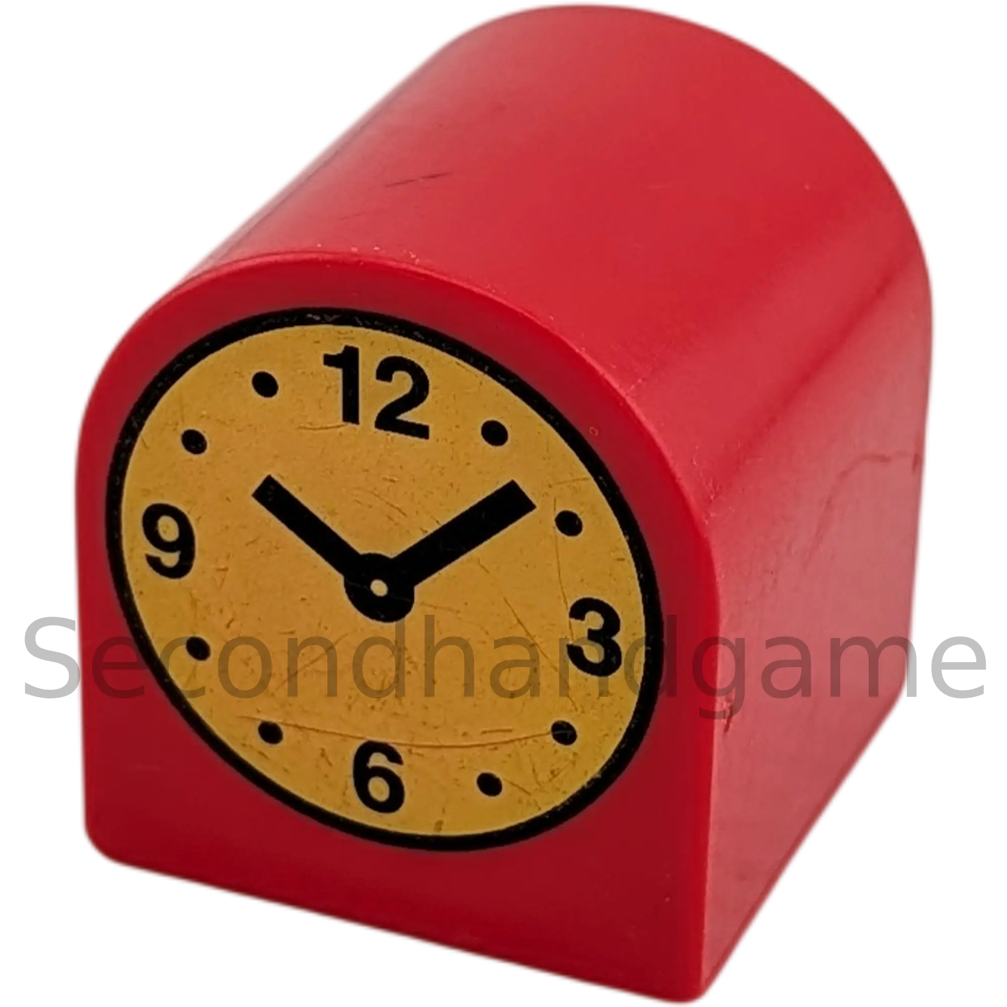 Lego Duplo 3664 Rundstein 2x2x2 Rot Uhr