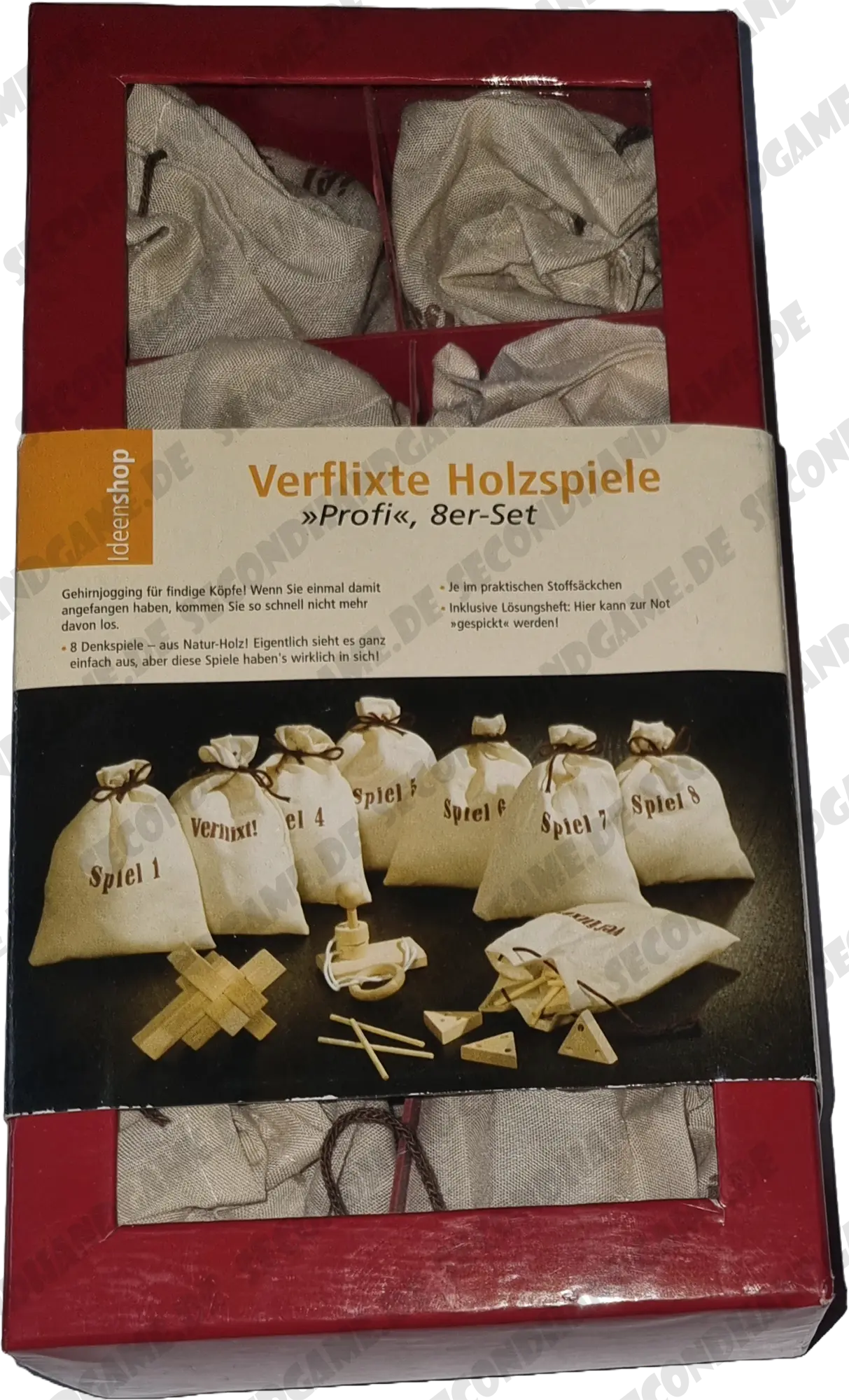 Ideenshop Verflixte Holzspiele Profi 8er Set