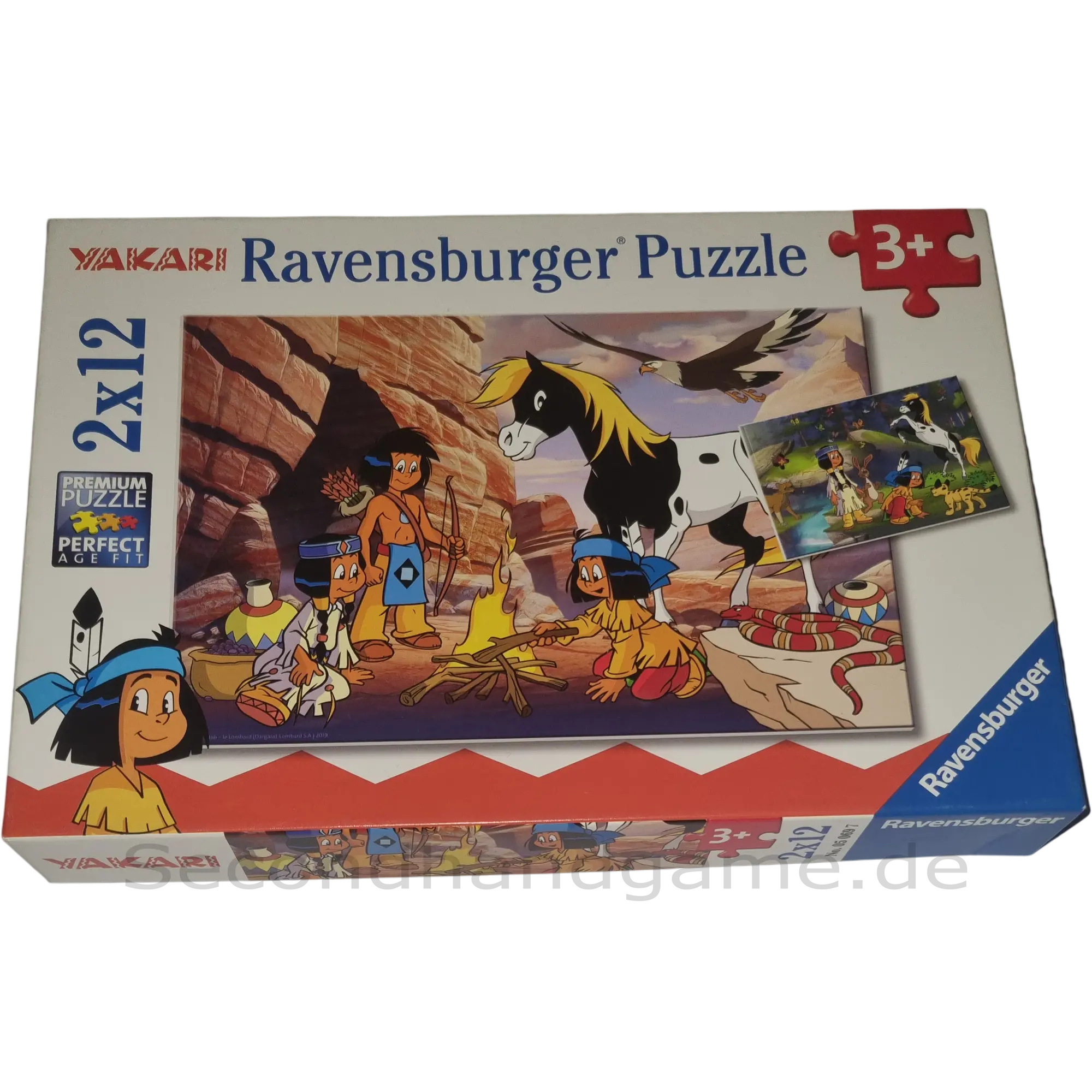Ravensburger Premium Puzzle 2 x 12 Teile 050697 Unterwegs mit Yakari