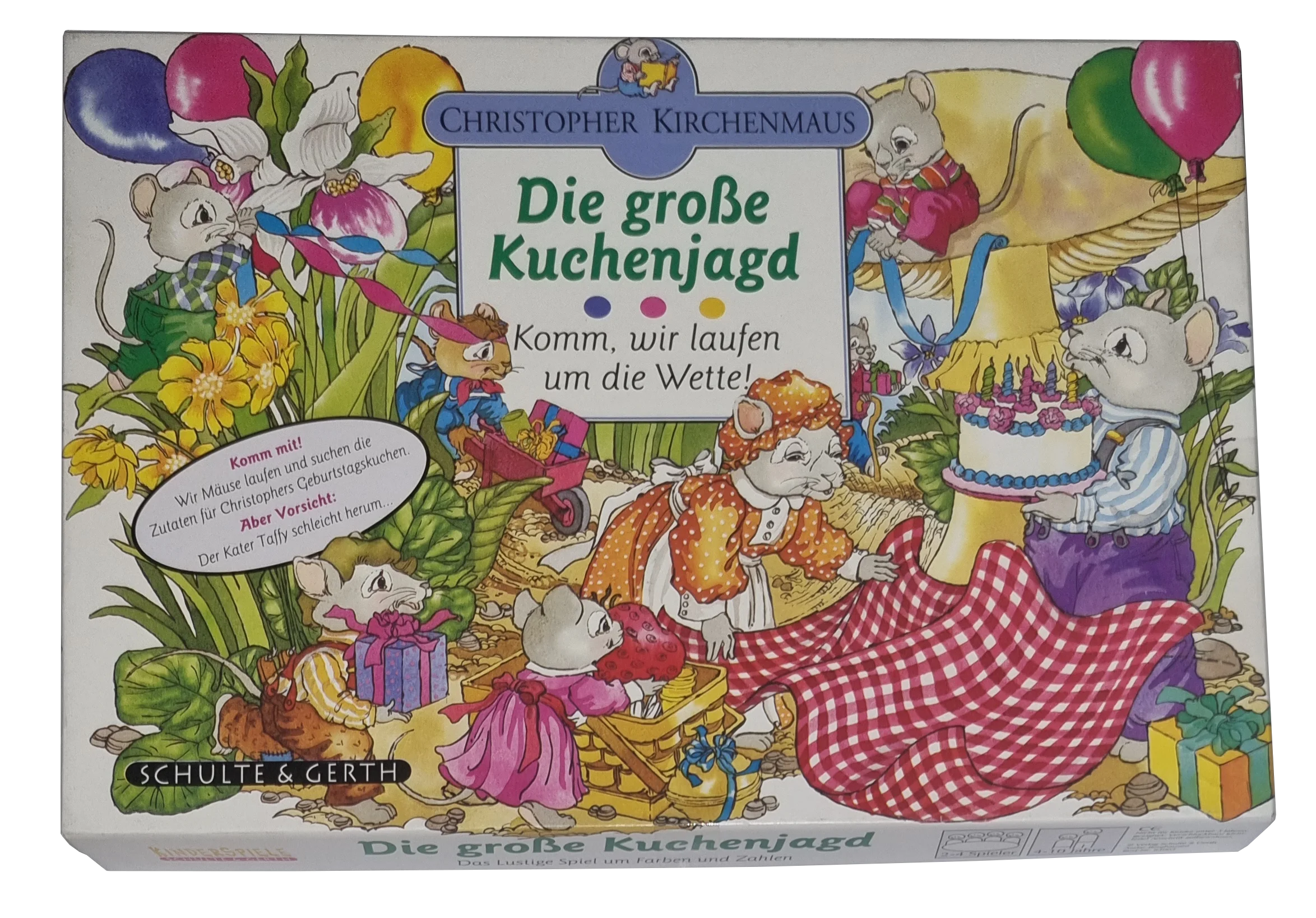 KinderSpiele Schulte & Gerth Die große Kuchenjagd Komm wir laufen um die Wette! 84003