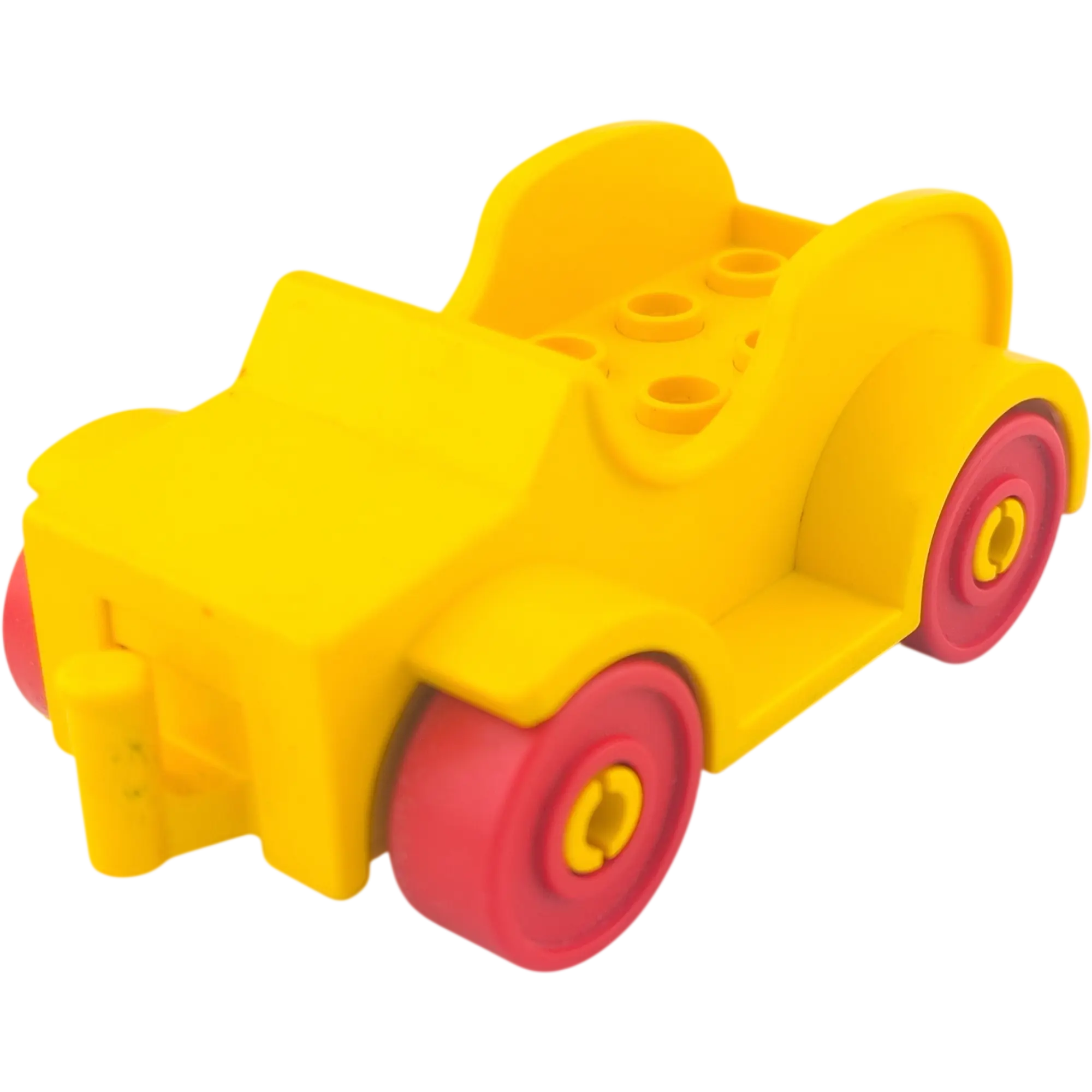 Lego Duplo Auto Gelb mit Anhängerkupplung vorne und hinten