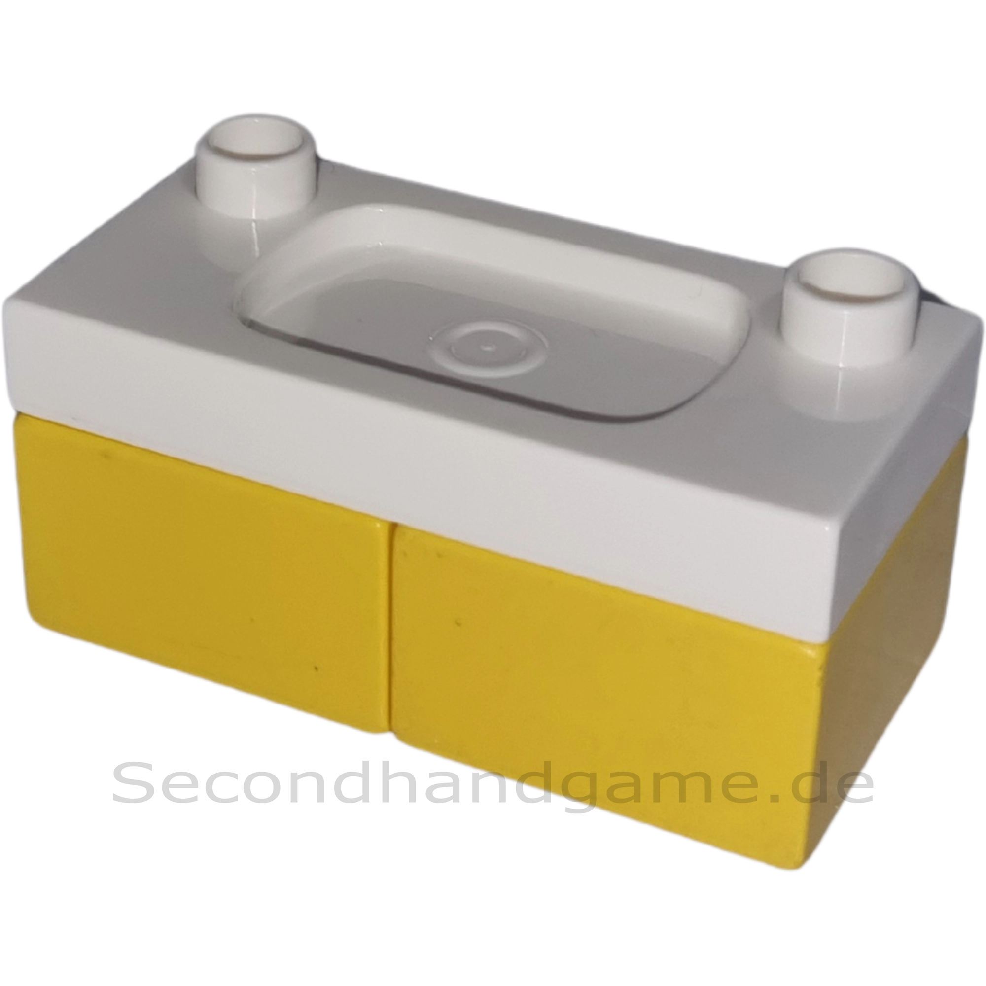 Lego Duplo Waschbecken Spüle Weiß Gelb