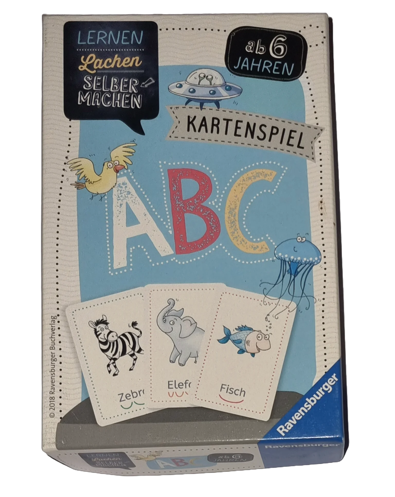 Ravensburger Lernen Lachen selber machen Kartenspiel ABC 803477