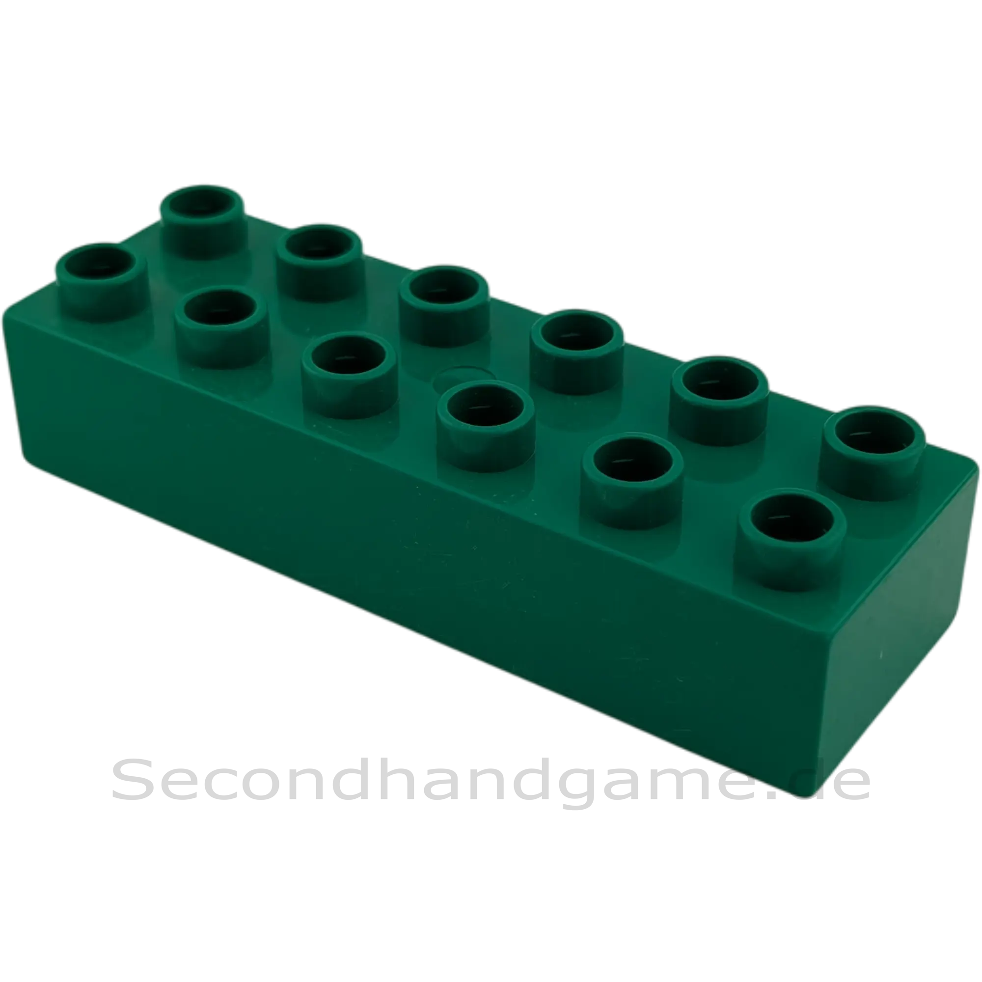 Lego Duplo 2300 Baustein 2x6 Dunkelgrün