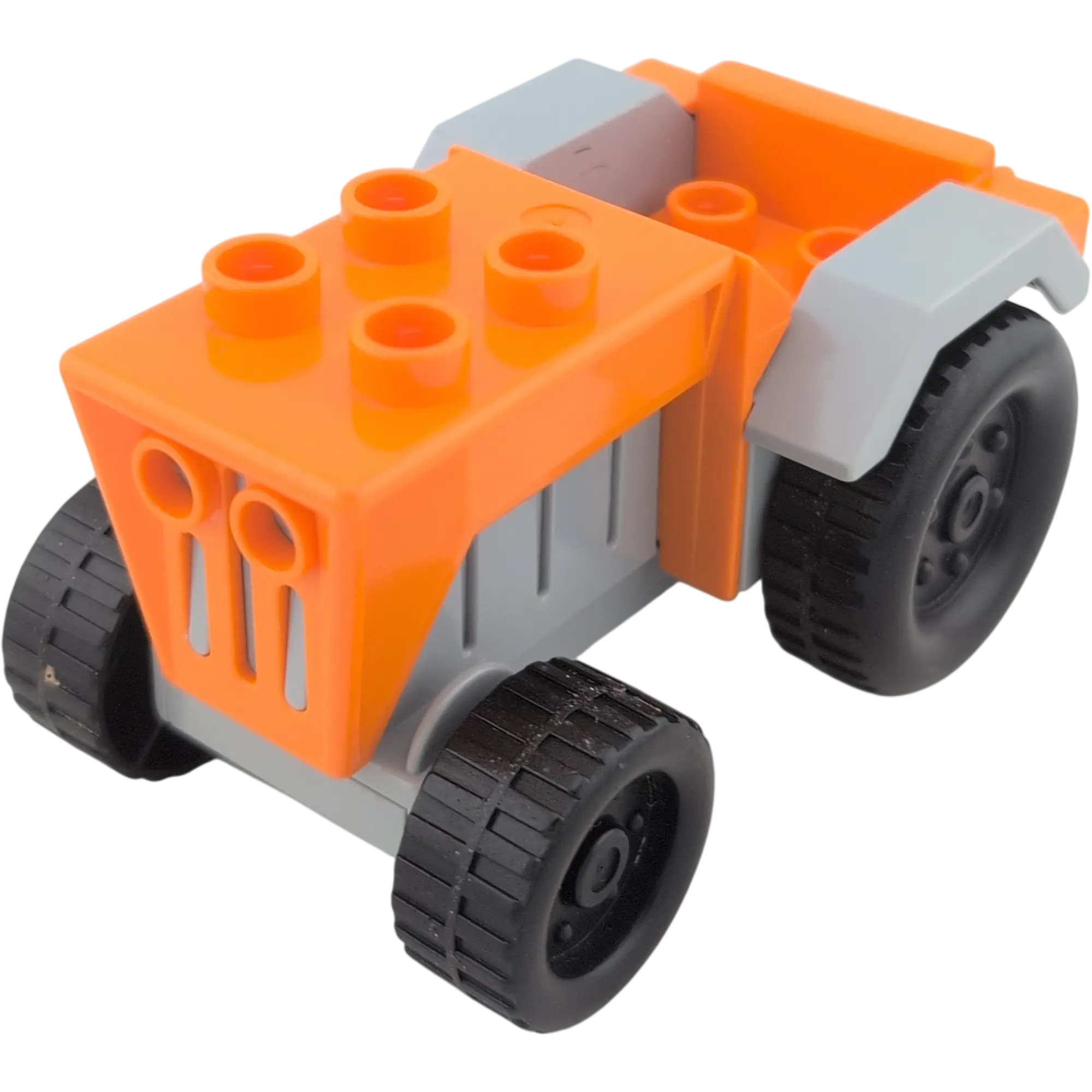 Lego Duplo Traktor Orange Grau