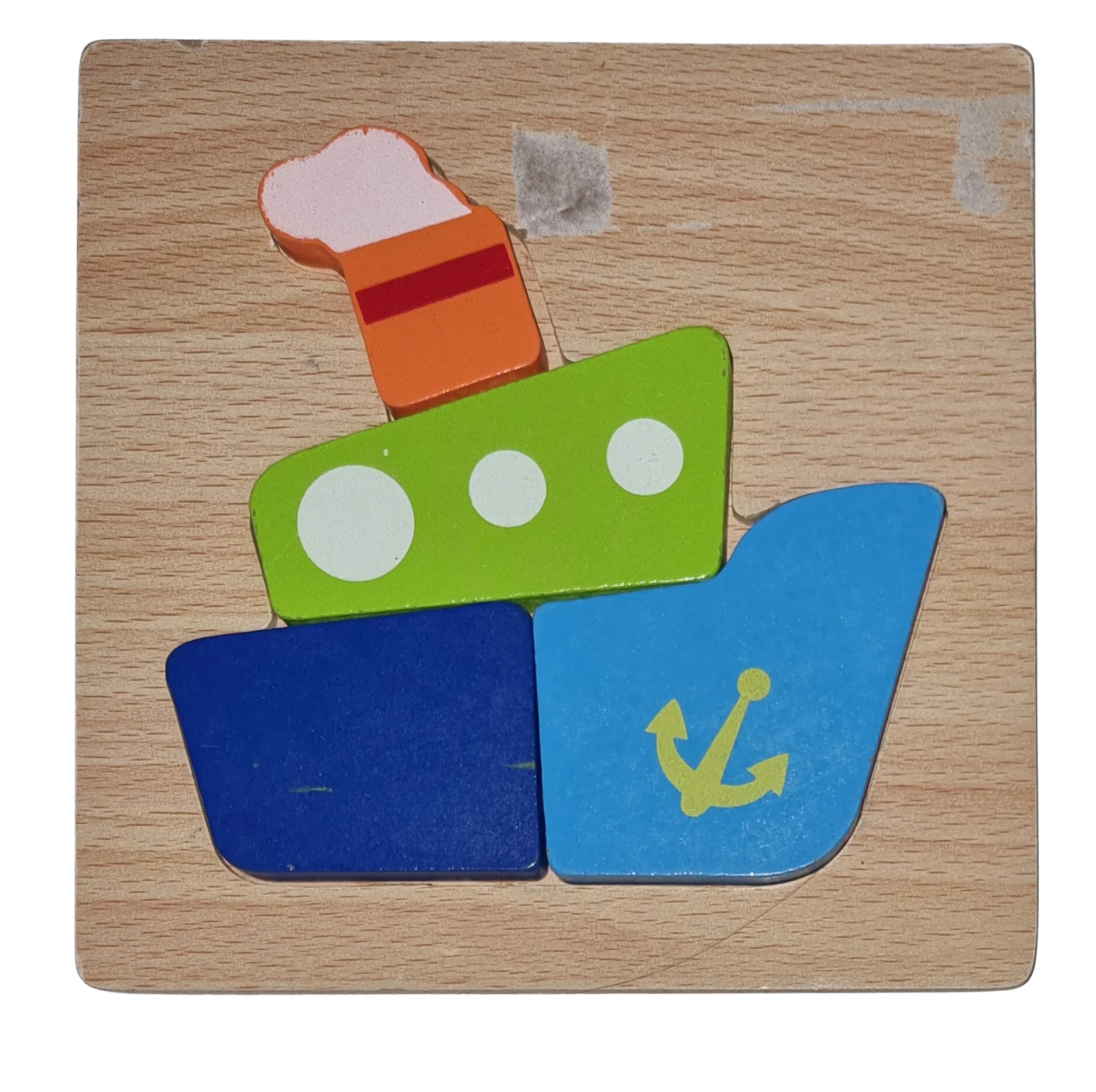 Holzpuzzle Schiff 4 Teile