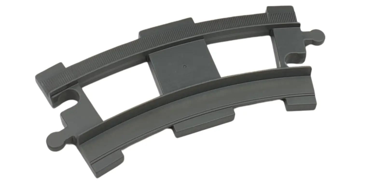 Lego Duplo Schiene Kurve dunkelgrau B-Ware