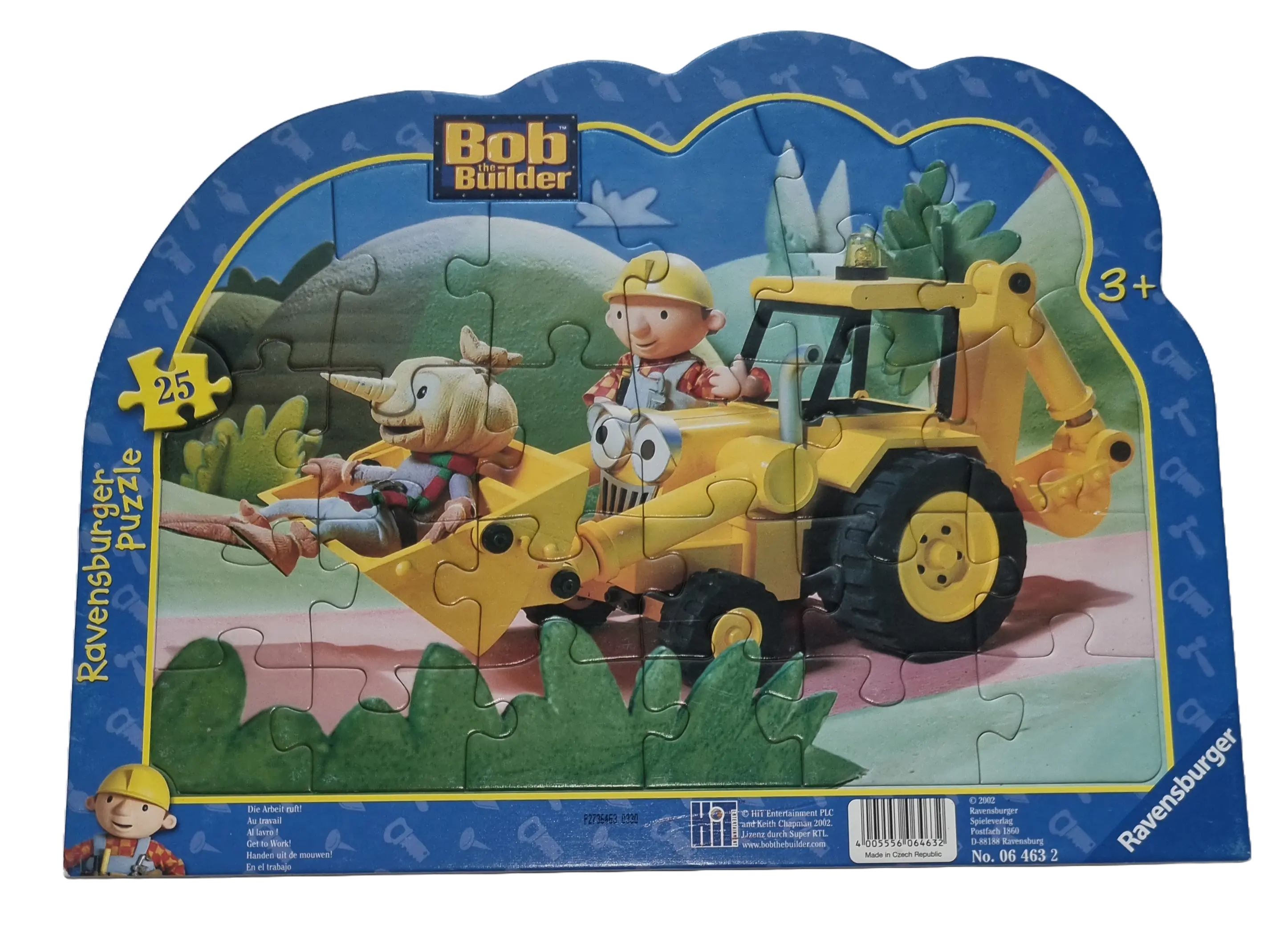 Bob the builder Rahmenpuzzle 25 Teile Die Arbeit ruft 064632 