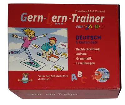 Jako-O Gern - Lern - Trainer Deutsch 4 Karten-Sets