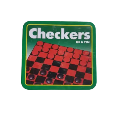 Checkers in a tin