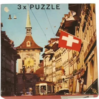 Ravensburger Bern Zürich Luganer See  Puzzle 3x49 Teile 15.256