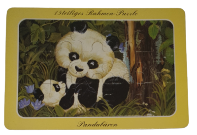 Puzzle 15 Teile Pandabären