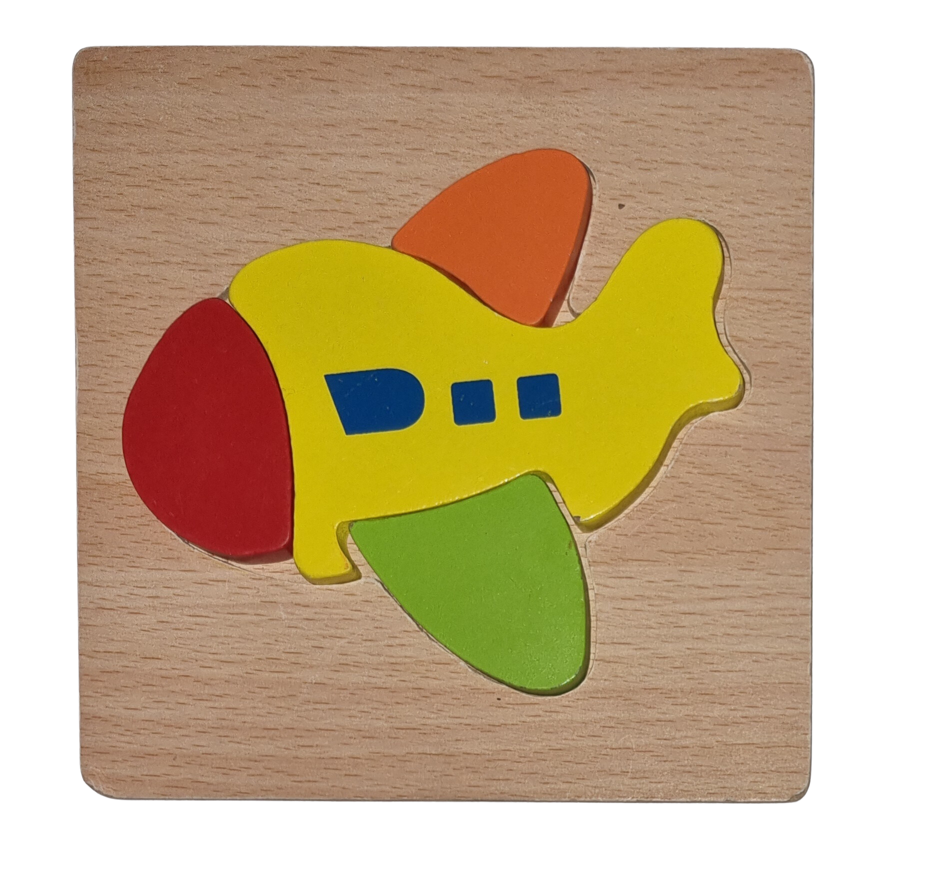 Holzpuzzle Flugzeug 4 Teile