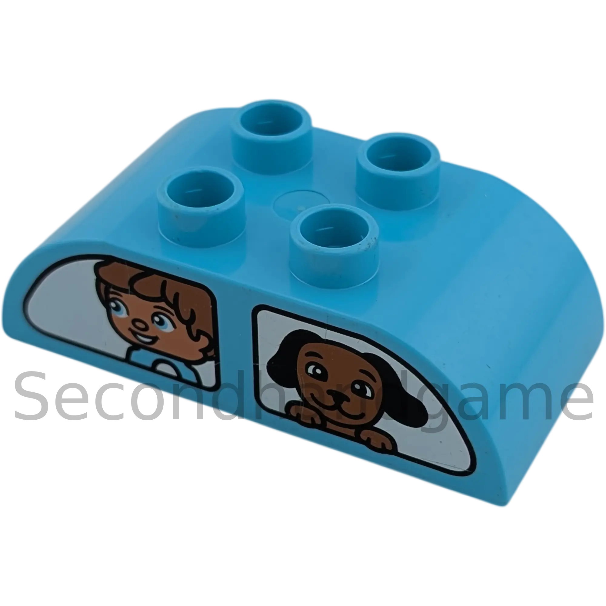 Lego Duplo 2x4 Stein 98223 Azur für Auto Mann Frau Hund Katze