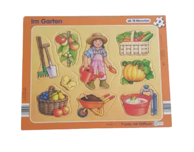 Innovakids Rahmenpuzzle 9 Teile Im Garten ab 18 Monate