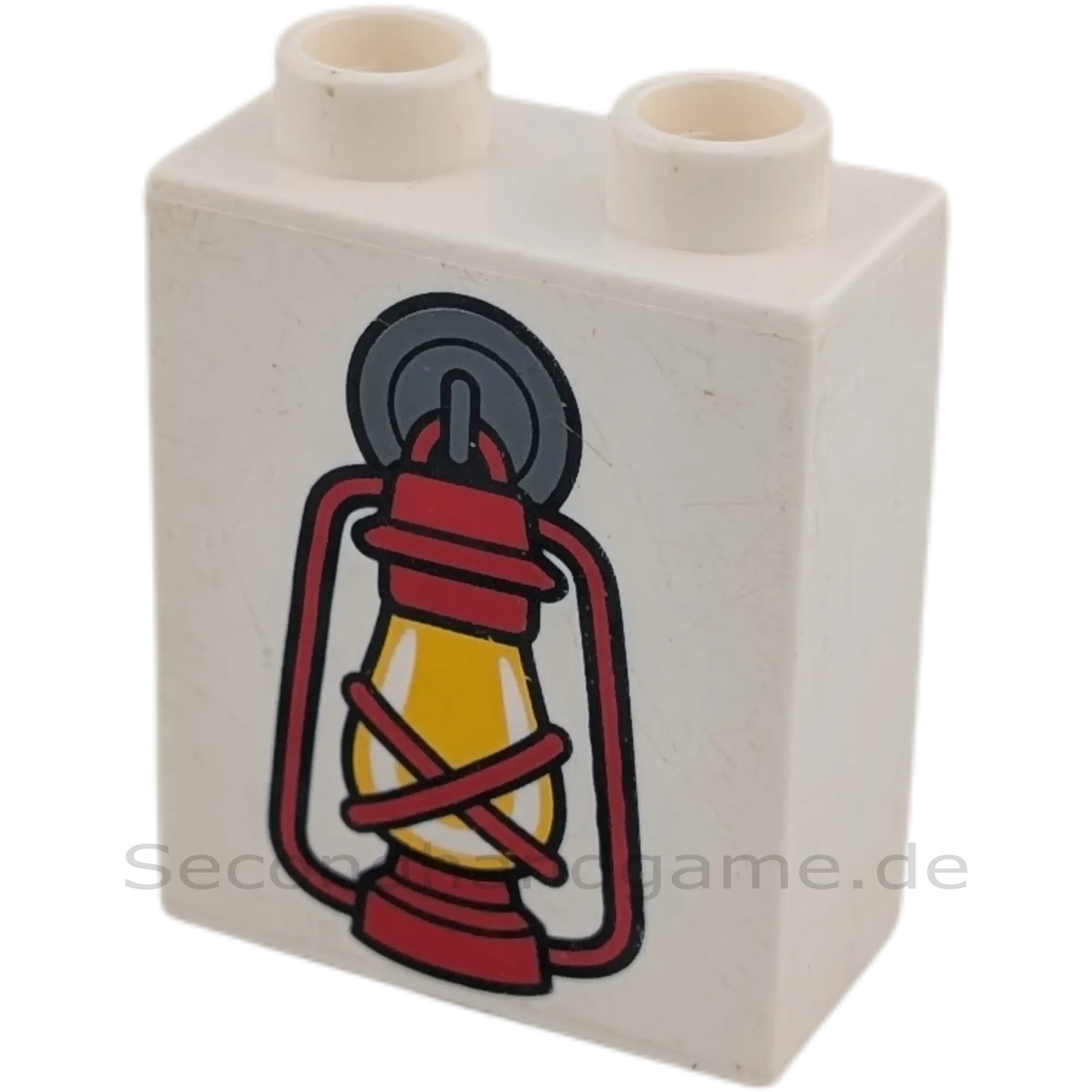 Lego Duplo 4066 Stein 1x2x2 Weiß Laterne Lampe