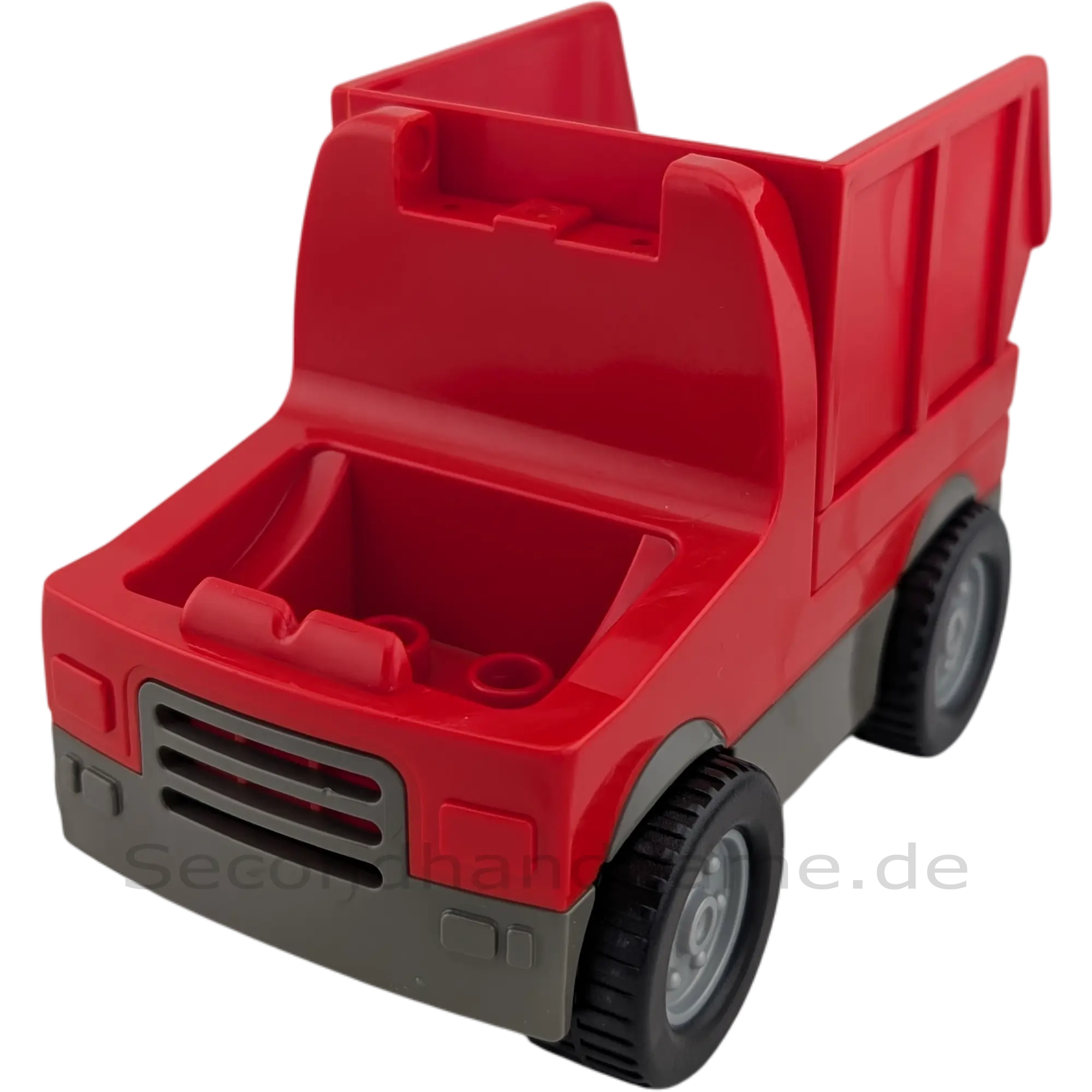 Lego Duplo Lastwagen Rot mit rotem kippbaren Container