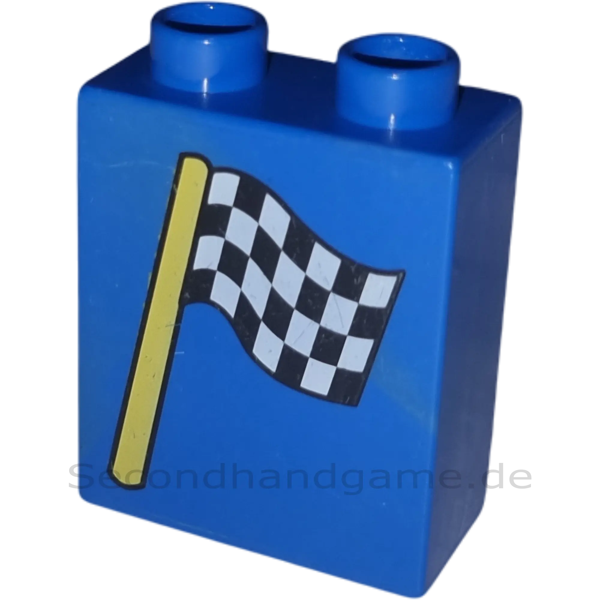 Lego Duplo  1x2 Stein Blau Start Flagge Fahne