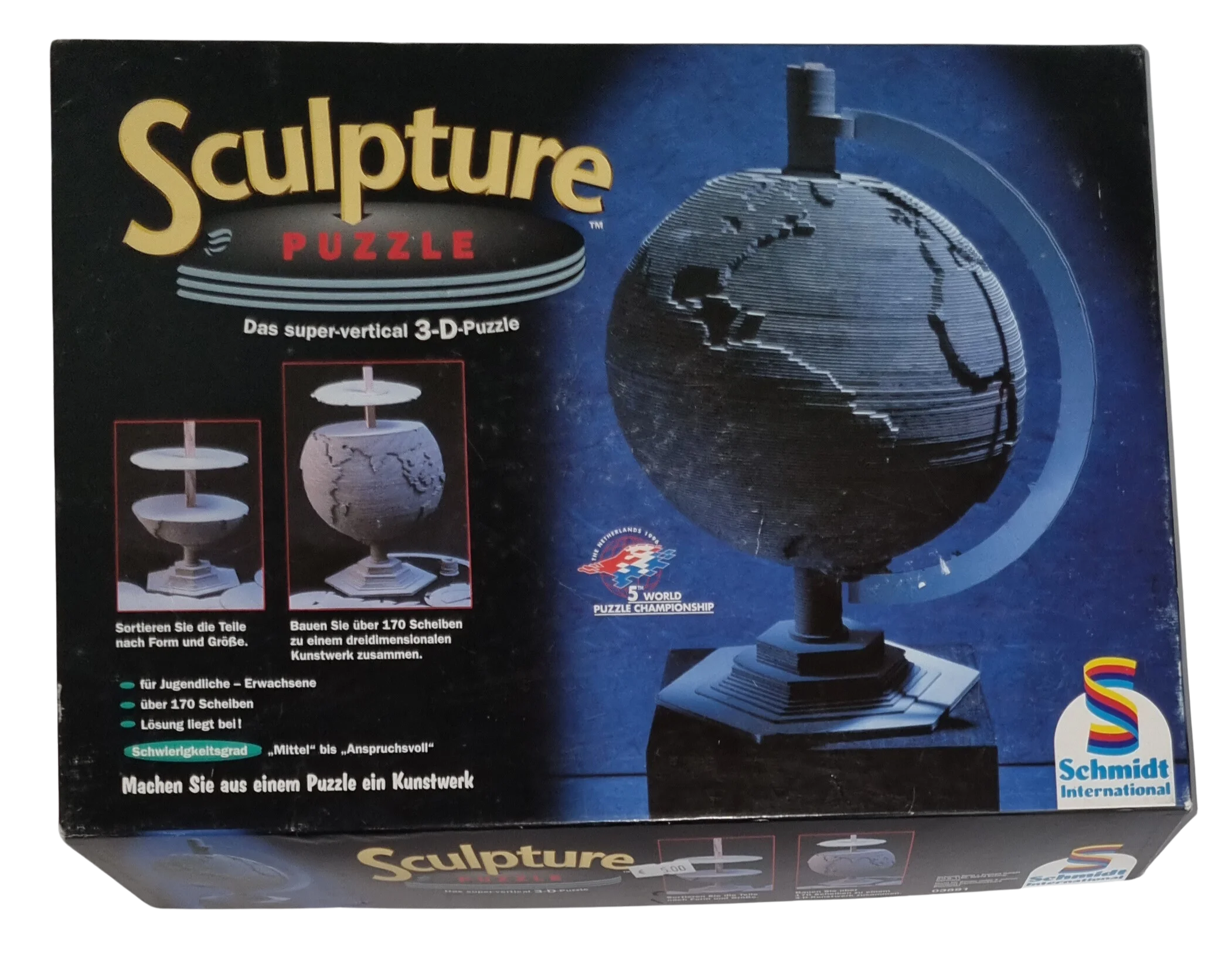 Schmidt Sculpture Puzzle 3D Puzzle 03891 Weltkugeln