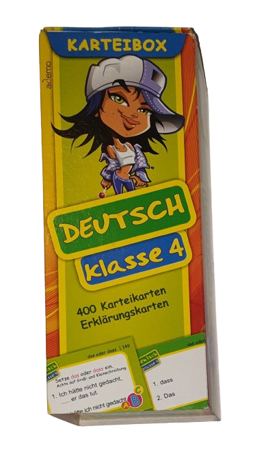 Ademo Karteibox Deutsch Klasse 4