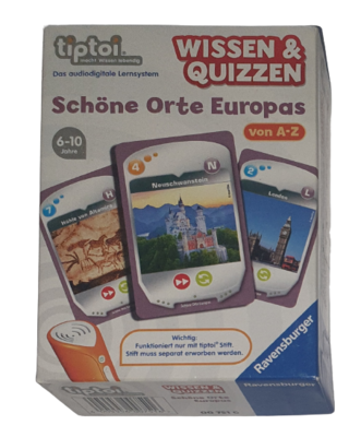 Ravensburger Tiptoi Wissen & Quizzen Schöne Orte Europas Ravensburger Tiptoi Wissen & Quizzen Schöne Orte Europas