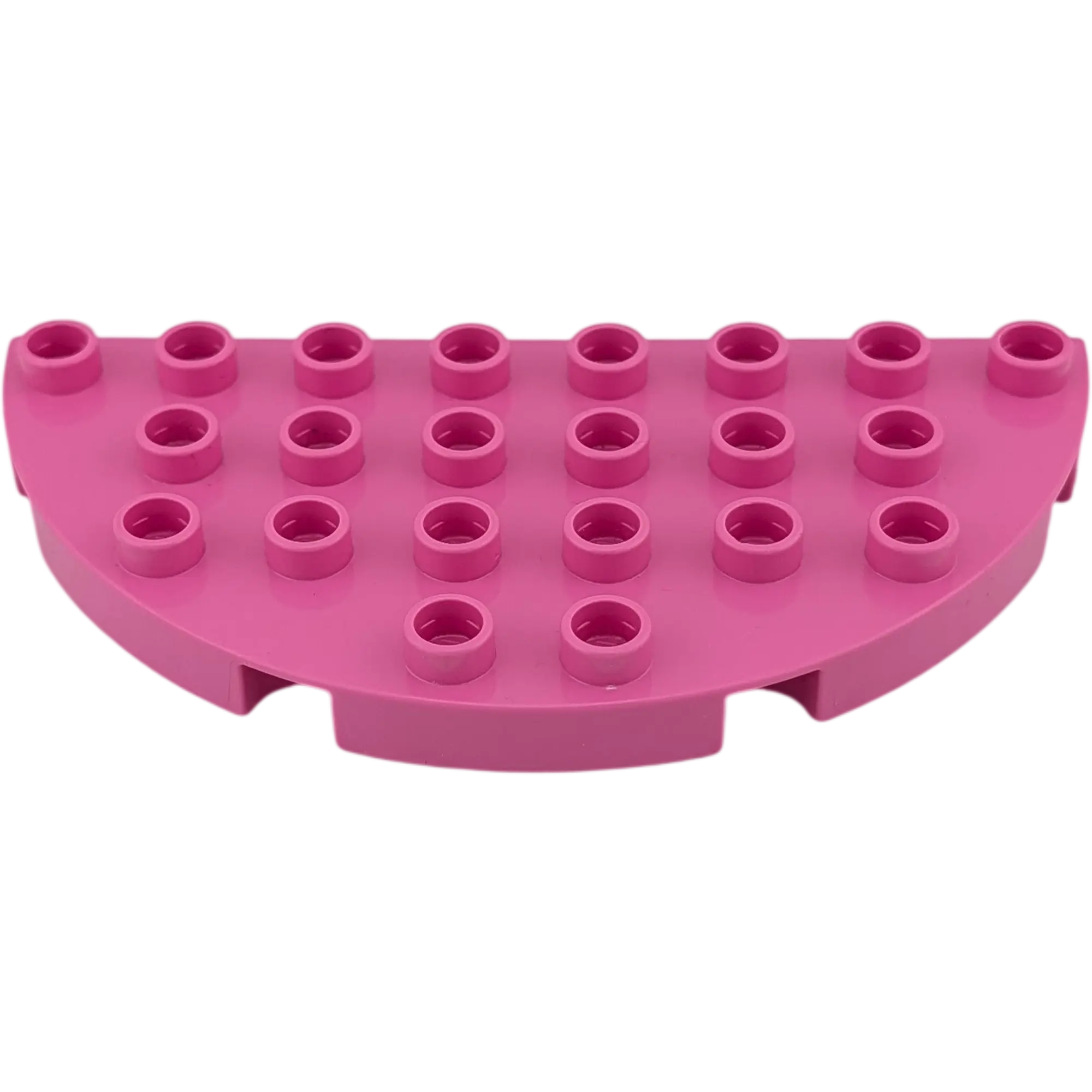 Lego Duplo 29304 Platte 4x8 Halbkreis Pink
